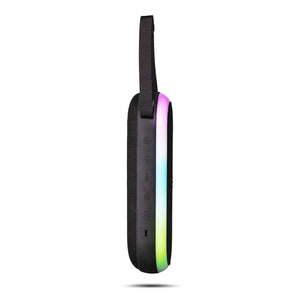 Altoparlante Bluetooth Aqiila Soundbird CM da 30 W con luci RGB Nero - personalizzabile con logo