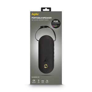 Altoparlante Bluetooth Aqiila Soundbird CM da 30 W con luci RGB Nero - personalizzabile con logo