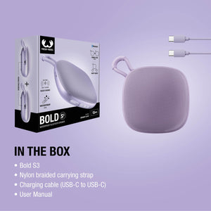 Altoparlante Bluetooth impermeabile Fresh n Rebel Bold S3 - personalizzabile con logo