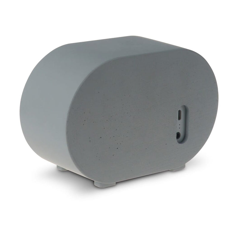 Altoparlante e caricabatterie wireless calcare 5W Grigio - personalizzabile con logo