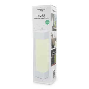 Altoparlante per il rumore bianco Xoopar Aura in plastica riciclata Bianco - personalizzabile con logo