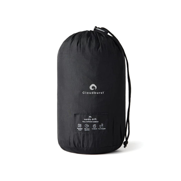 Amaca outdoor Nordic Drift Trail GRS nero - personalizzabile con logo