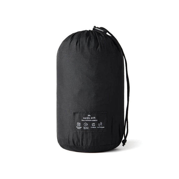 Amaca outdoor Nordic Drift Trail GRS nero - personalizzabile con logo