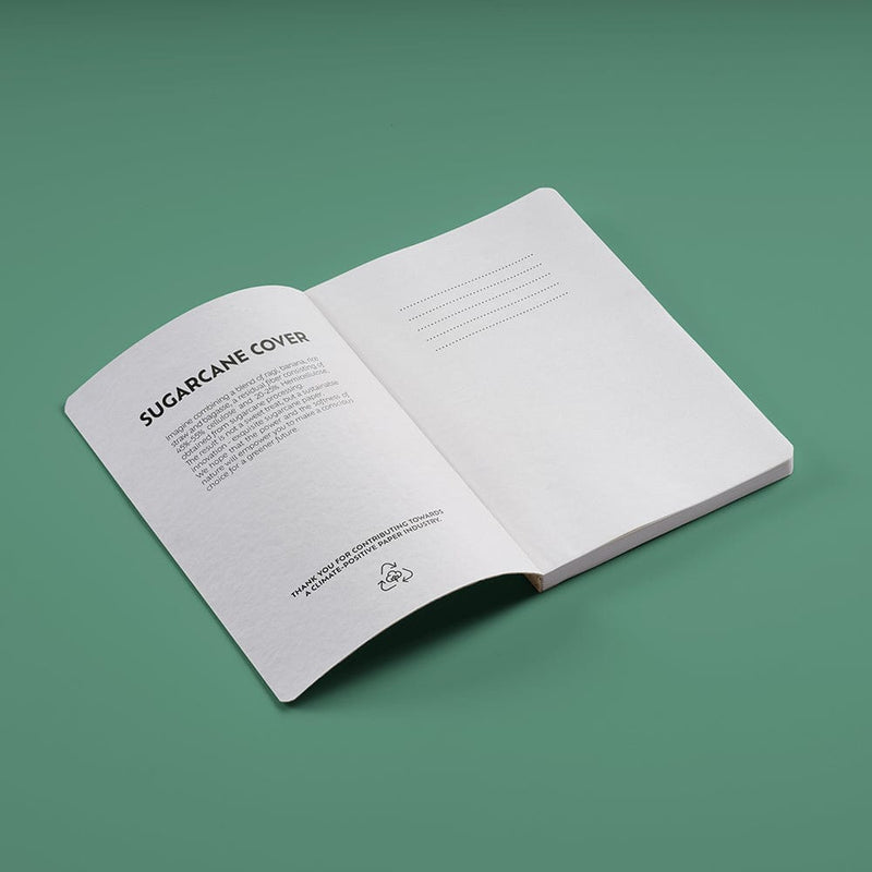 Andersen Notebook - Canna da zucchero Giallo pastello - personalizzabile con logo