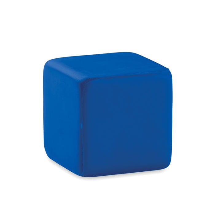 Antistress 'cubo' blu - personalizzabile con logo