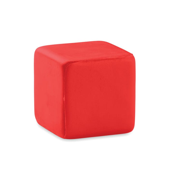 Antistress 'cubo' rosso - personalizzabile con logo