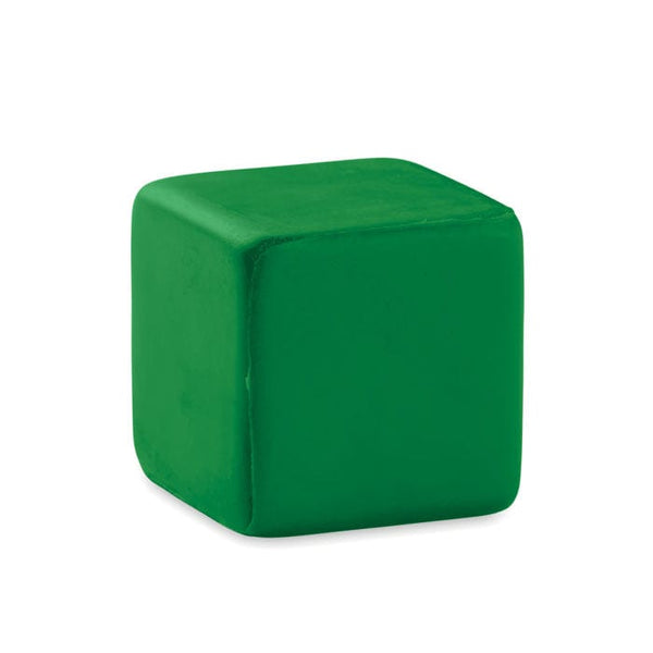 Antistress 'cubo' verde - personalizzabile con logo