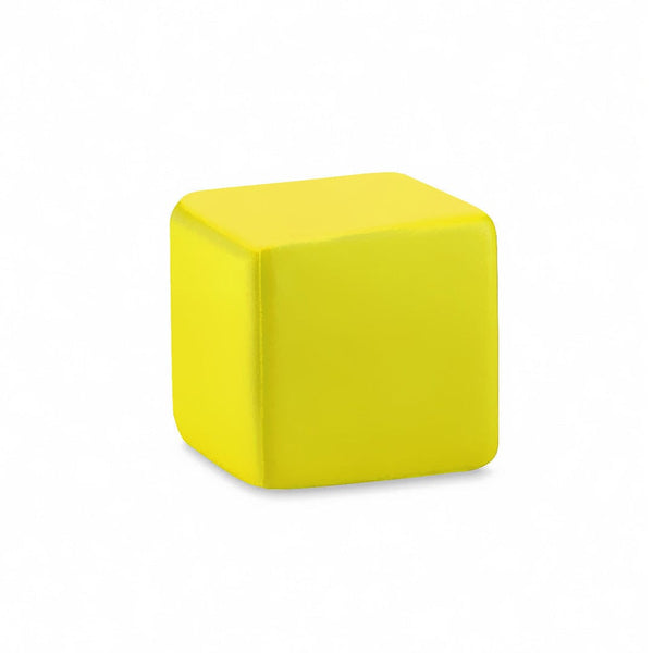 Antistress Kubo giallo - personalizzabile con logo