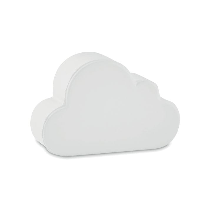 Antistress 'nuvola' bianco - personalizzabile con logo