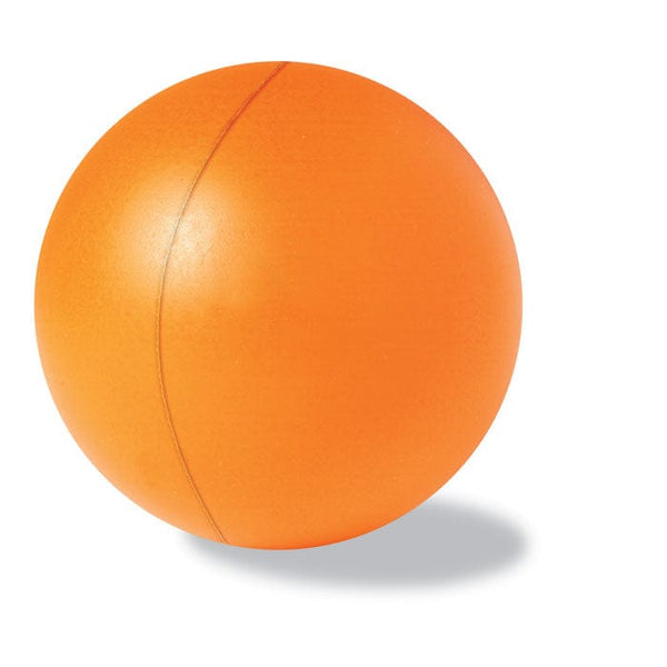 Antistress 'palla' in PU arancione - personalizzabile con logo