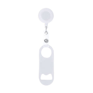 Apribottiglia Auryel bianco - personalizzabile con logo