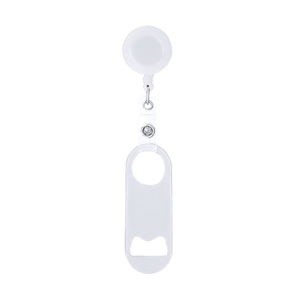 Apribottiglia Auryel bianco - personalizzabile con logo