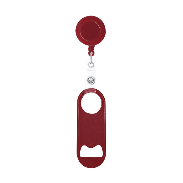 Apribottiglia Auryel rosso - personalizzabile con logo
