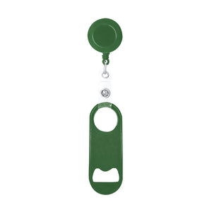 Apribottiglia Auryel verde - personalizzabile con logo