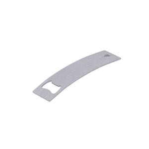 Apribottiglia Azaria color argento - personalizzabile con logo