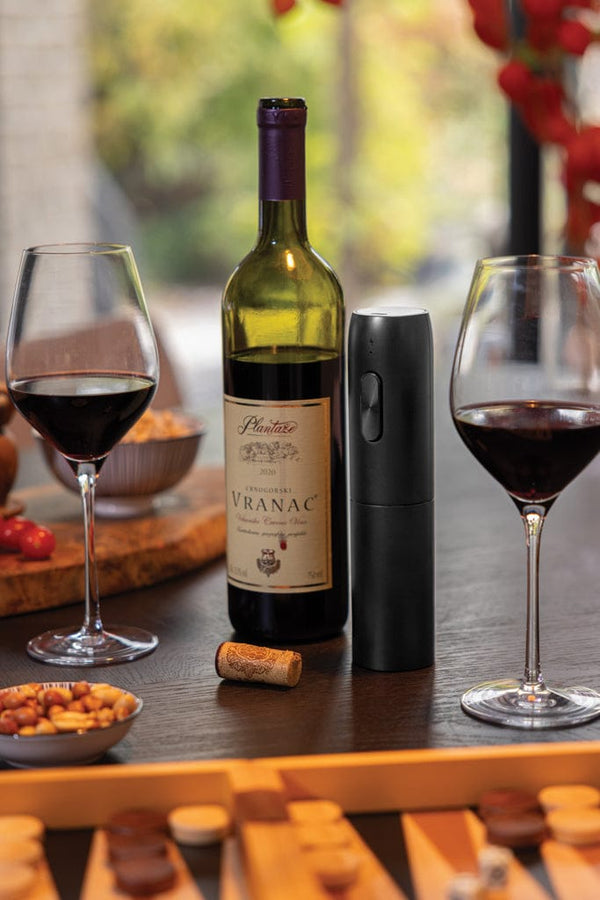 Apribottiglia elettrico ricaricabile Vino nero - personalizzabile con logo
