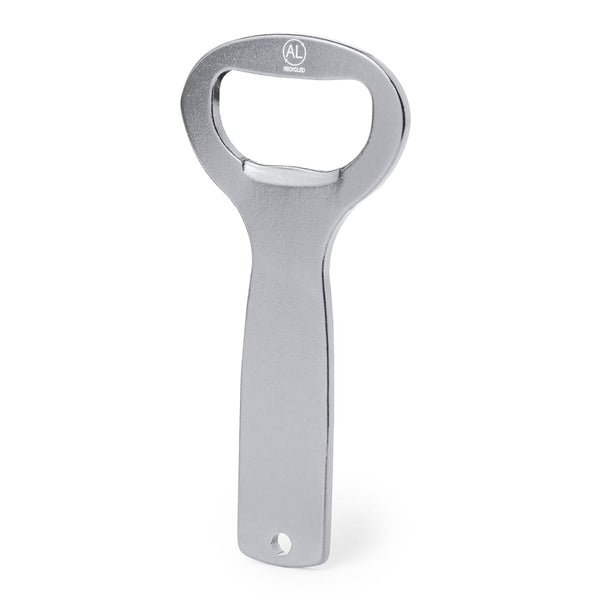 Apribottiglia Gambit color argento - personalizzabile con logo