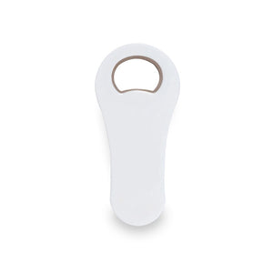 Apribottiglia Tronic bianco - personalizzabile con logo