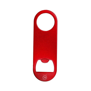 Apribottiglia Zarel rosso - personalizzabile con logo