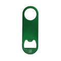 Apribottiglia Zarel verde - personalizzabile con logo