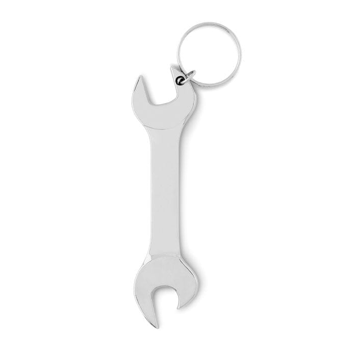 Apribottiglie chiave inglese color argento - personalizzabile con logo