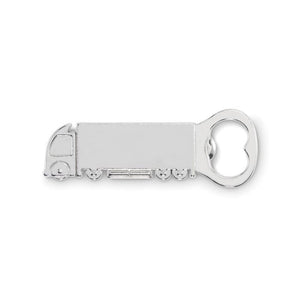 Apribottiglie forma di camion Color  Color argento - personalizzabile con logo