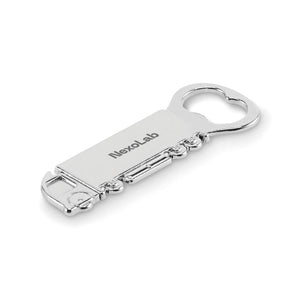 Apribottiglie forma di camion Color  Color argento - personalizzabile con logo