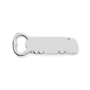 Apribottiglie forma di camion Color  Color argento - personalizzabile con logo