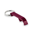 Apribottiglie in alluminio bordeaux - personalizzabile con logo