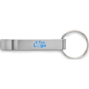 Apribottiglie in alluminio riciclato - personalizzabile con logo