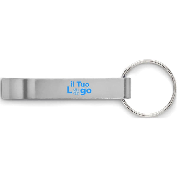 Apribottiglie in alluminio riciclato - personalizzabile con logo