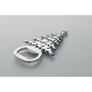Apribottiglie motivo natalizio Color  Color argento - personalizzabile con logo