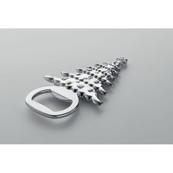 Apribottiglie motivo natalizio Color  Color argento - personalizzabile con logo