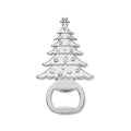Apribottiglie motivo natalizio Color  Color argento - personalizzabile con logo