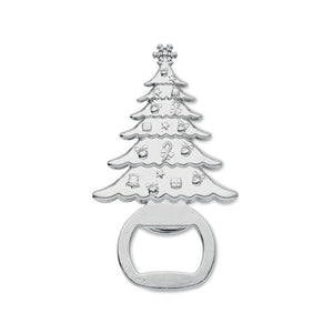 Apribottiglie motivo natalizio Color  Color argento - personalizzabile con logo