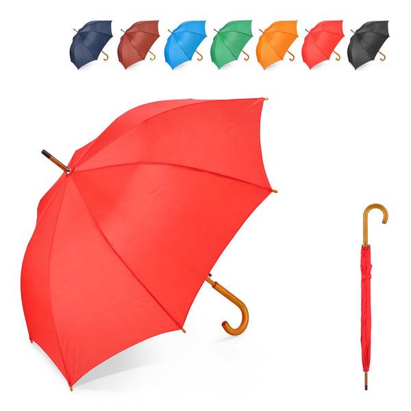 Aran 190T Poliestere 23" Ombrello con gancio Apertura automatica - personalizzabile con logo