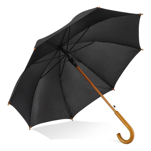 Aran 190T Poliestere 23" Ombrello con gancio Apertura automatica - personalizzabile con logo