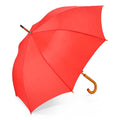 Aran 190T Poliestere 23" Ombrello con gancio Apertura automatica Rosso - personalizzabile con logo