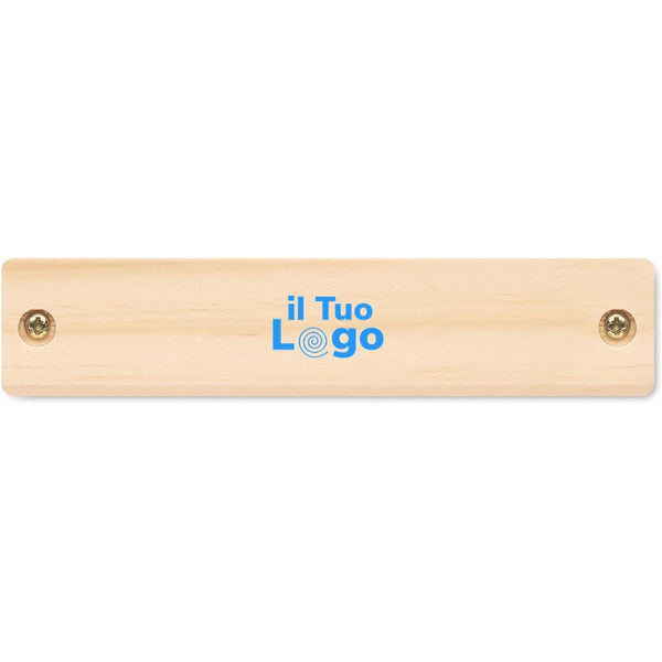Armonica beige - personalizzabile con logo