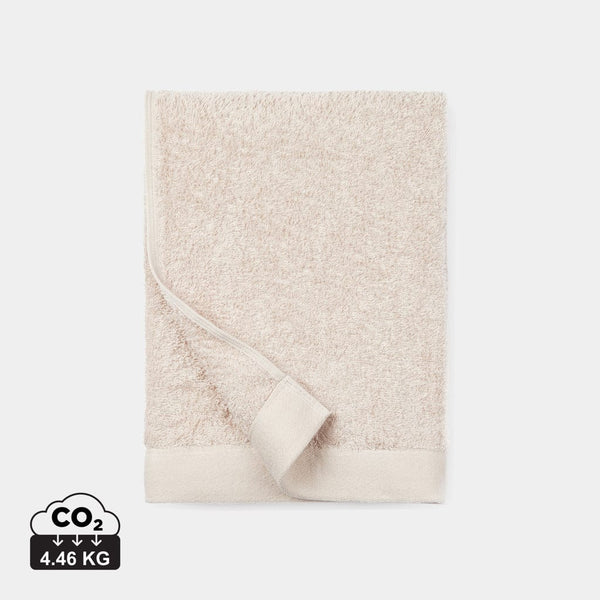 Asciugamani VINGA Birch 70x140 beige - personalizzabile con logo