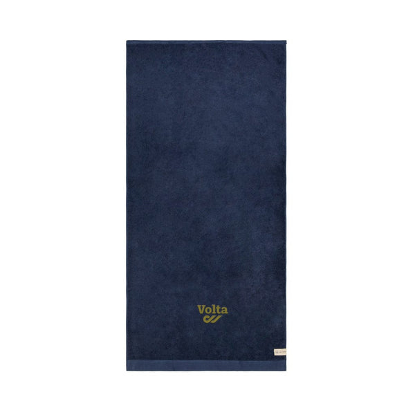 Asciugamani VINGA Birch 70x140 blu - personalizzabile con logo