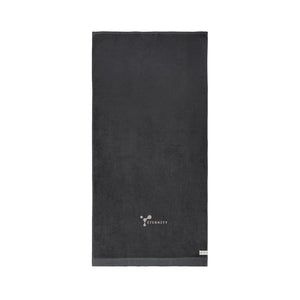 Asciugamani VINGA Birch 70x140 grigio - personalizzabile con logo
