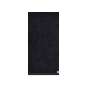 Asciugamani VINGA Birch 70x140 nero - personalizzabile con logo