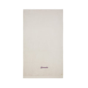 Asciugamani VINGA Birch 90x150 beige - personalizzabile con logo