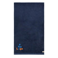Asciugamani VINGA Birch 90x150 blu - personalizzabile con logo