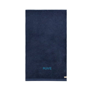 Asciugamani VINGA Birch 90x150 blu - personalizzabile con logo
