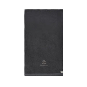 Asciugamani VINGA Birch 90x150 grigio - personalizzabile con logo