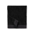 Asciugamani VINGA Birch 90x150 nero - personalizzabile con logo