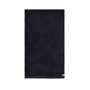 Asciugamani VINGA Birch 90x150 nero - personalizzabile con logo