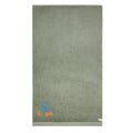 Asciugamani VINGA Birch 90x150 verde - personalizzabile con logo